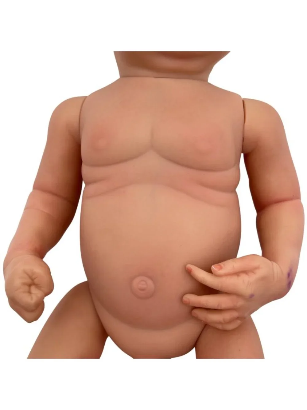 Realistic Vinyl Newborn Baby Doll Anatomical Male Full Body Silicone-Like Skin - Picture 8 of 13